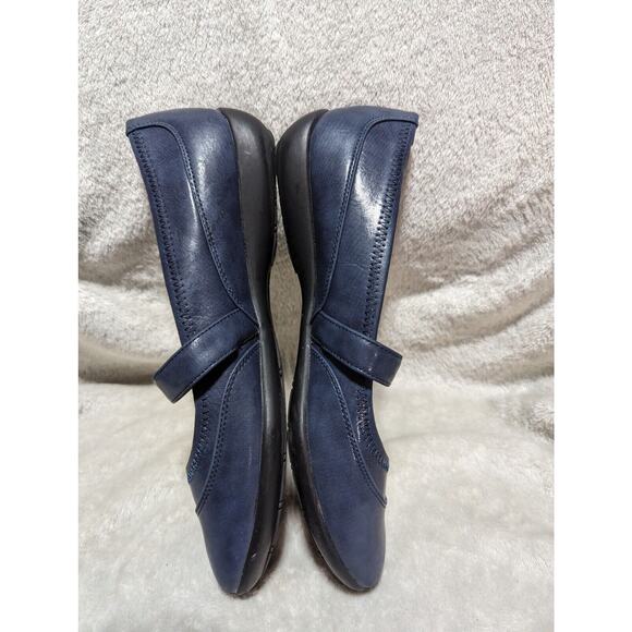 Life Stride Shoes Womens 8.5 Blue Slip On Cushioned Leona Flats Comfort Workwear - Picture 9 of 13